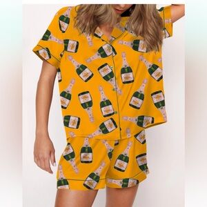 Sheshow Champagne Bottle Pajama Set